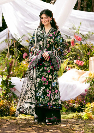 Embroidered Lawn Shirt With Voil Dupatta