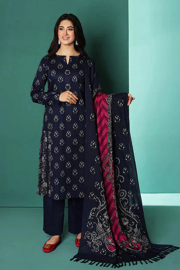 Embroidered Lawn Shirt With Voil Dupatta
