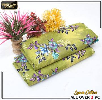 2 Piece Soft | Lightweight & Stylish Printed  Lawn Cotton Suit - BDF#116