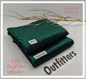Indan 2-Piece Stone Velvet