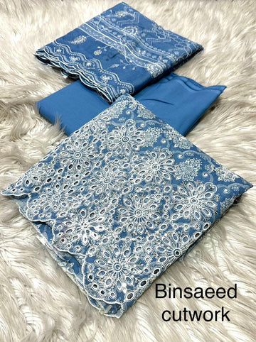 Lawn Chiken Kari 3 Piece Suit