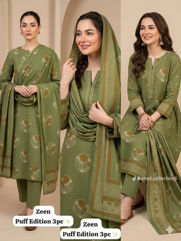 KP-06  Print Lawn 3-Piece Suit