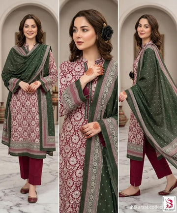 KP-12  Print Lawn 3-Piece Suit