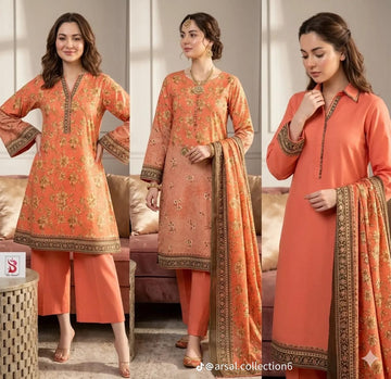 KP-14  Print Lawn 3-Piece Suit