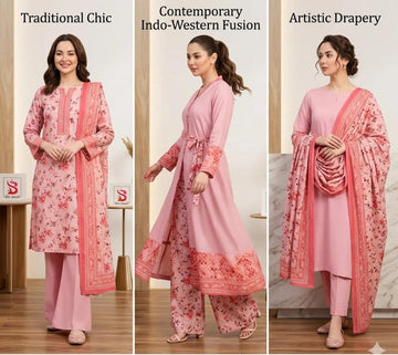KP-22  Print Lawn 3-Piece Suit