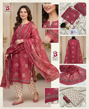 KP-21  Print Lawn 3-Piece Suit