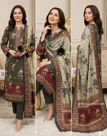 KP-26  Print Lawn 3-Piece Suit
