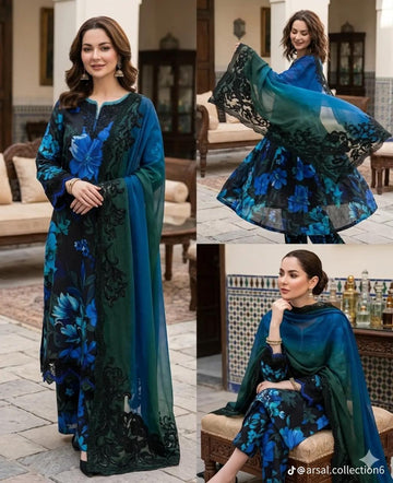 KP-32  Print Lawn 3-Piece Suit