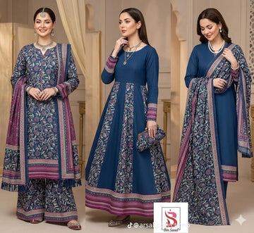 KP-28  Print Lawn 3-Piece Suit