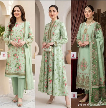 KP-29  Print Lawn 3-Piece Suit