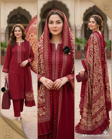 KP-33  Print Lawn 3-Piece Suit
