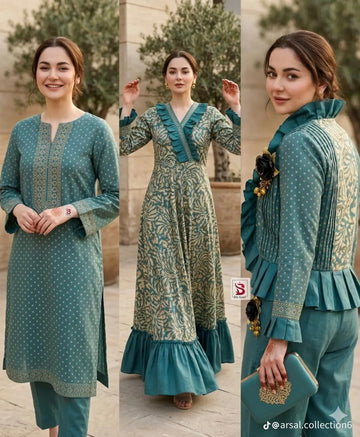 KP-35  Print Lawn 3-Piece Suit