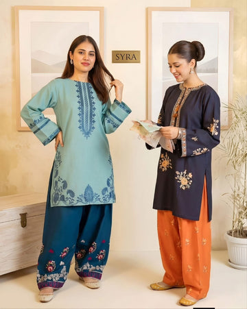 Embroidered Lawn 3pc suit