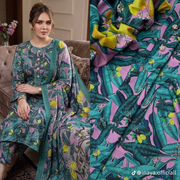 Embroidered Lawn 3-Pc Suit