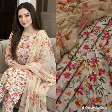 Embroidered Lawn 3-Pc Suit