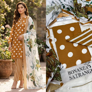 Embroidered Lawn 3-Pc Suit