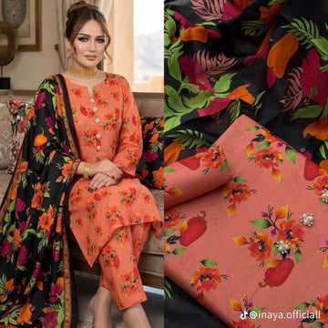 Embroidered Lawn 3-Pc Suit