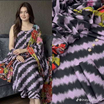 Embroidered Lawn 3-Pc Suit