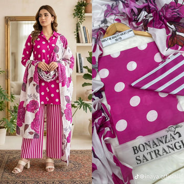 Embroidered Lawn 3-Pc Suit