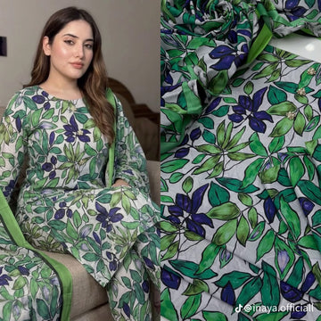 Embroidered Lawn 3-Pc Suit