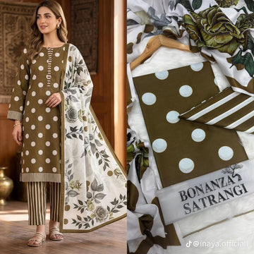 Embroidered Lawn 3-Pc Suit