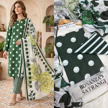 Embroidered Lawn 3-Pc Suit