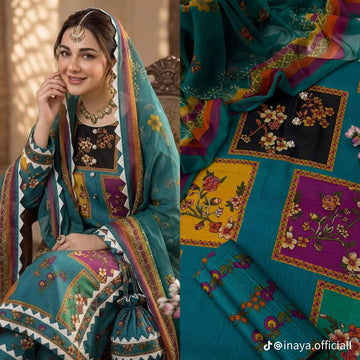Embroidered Lawn 3-Pc Suit