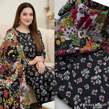 Embroidered Lawn 3-Pc Suit