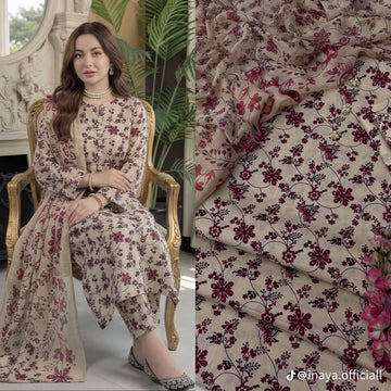 Embroidered Lawn 3-Pc Suit