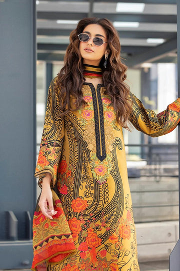 Print Lawn 3pc Suit - L48-