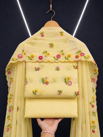 Emb Lawn 3pc suit